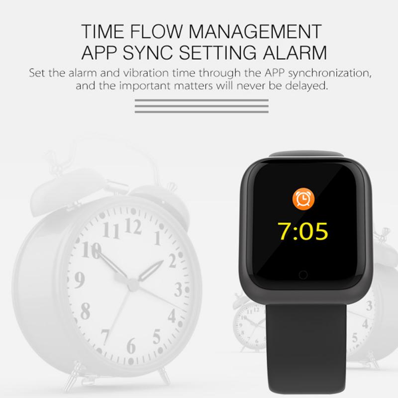 Fitness Smart Watch Bluetooth 5.0 Activity Tracking Sports Wristband All Day Heart Rate Blood Pressure Sleep Monitor Smart Band