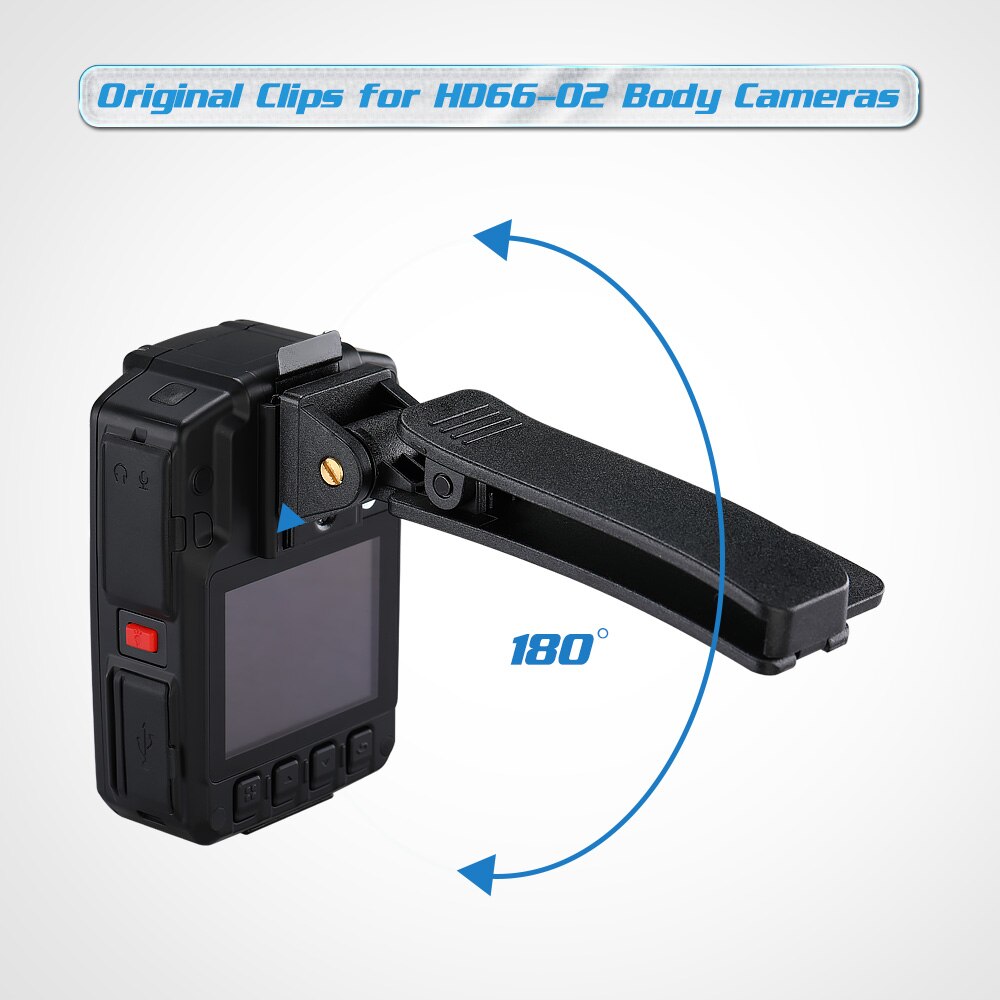 BOBLOV Body Camera Shoulder Long Clips for HD66-02 BodyCamera