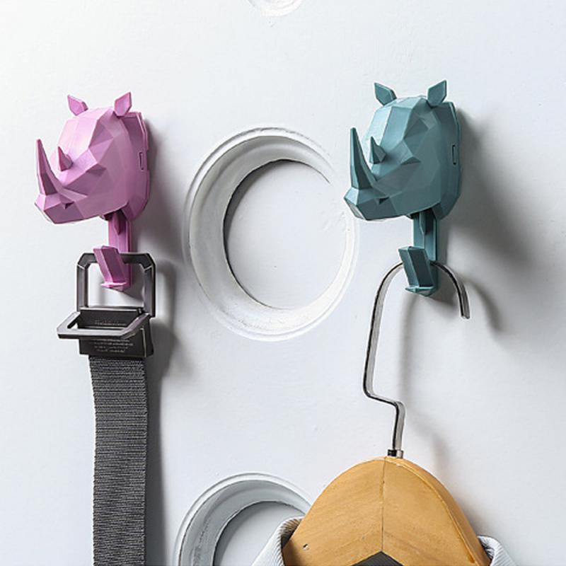 Cast Iron Unicorn Towel Rack / Coat Hook – Mythological Horse Key Holder, Brown