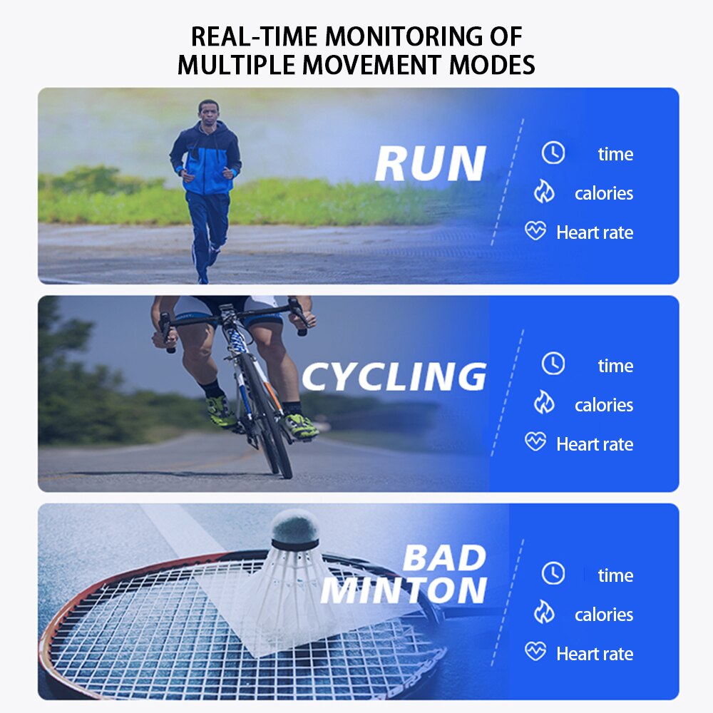 Fitness Tracker Met Hartslagmeter, Fitness Horloge Activiteit Tracker Smart Horloge Met Sleep Monitor Voor Kinderen Mannen Vrouwen