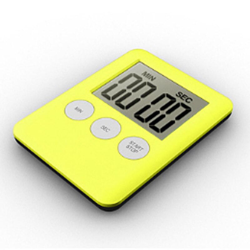 Koken Timer Lcd Digitale Keuken Countdown En Tellen Timer Klok Met Magnetische Achterzijde Stand Voor Ei Koken Alarm: G197600A