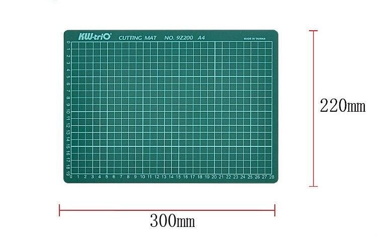 Tapis de découpe A4, lignes de grille, tapis de découpe, carte artisanale, tissu, carton en cuir, 30x22cm