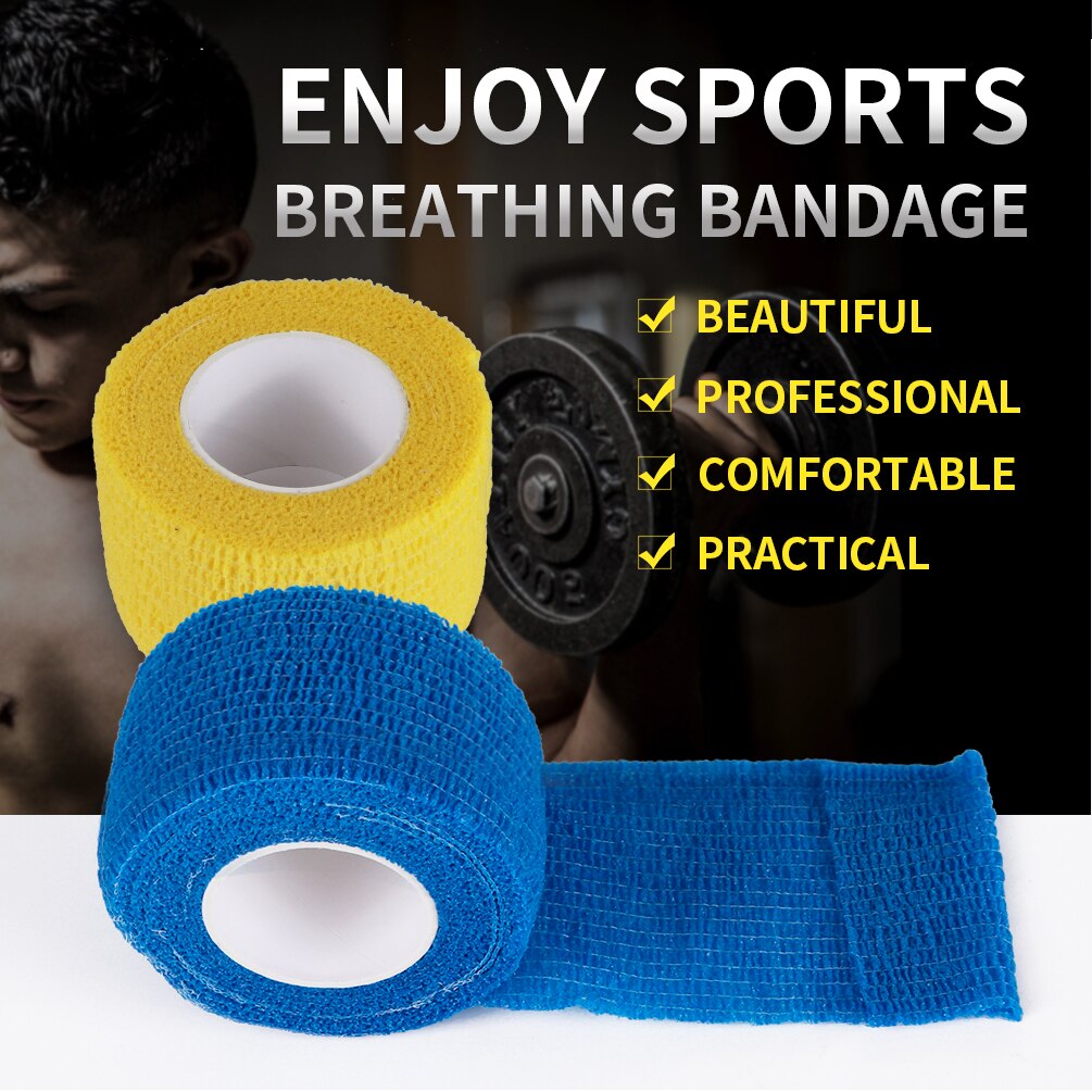 Sport Zelfklevend Tape Hansaplast Adhesive Wrap Samenhangend Bandages Ehbo Tape Huisdier Tape 5Cm * 4.5M