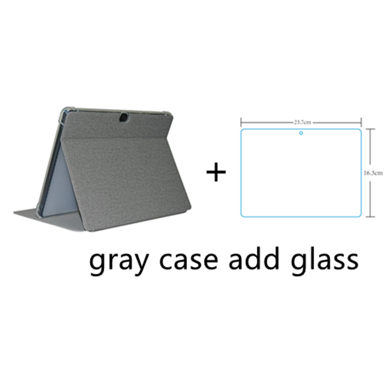 Case Cover Voor Alldocube X Neo 10.5 Inch Tablet Pc Siliconen Soft Shell X Neo Beschermhoes + Film gfits: Gray case add glass