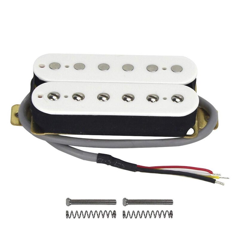 High Output Alnico V Guitar Pickup Double Coil Humbucker Pickups Neck and Bridge Set White