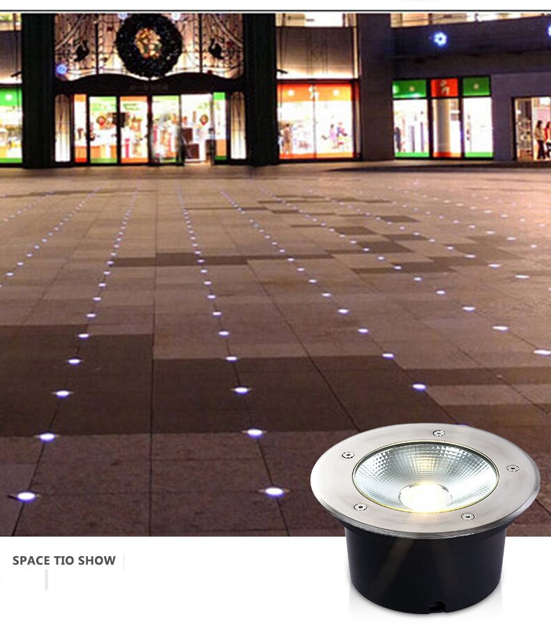 Led Ondergrondse Licht 10W 12W 15W 20W IP68 Waterdicht Vloerlamp Outdoor Grond Spot Landschap Tuin path Begraven Yard 220VDC12V