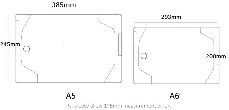 1Pc A5 A6 Soft Transparent Notebook Planner PVC Cover, Personal Macaron Planner Cloth, School Book Protector Covers
