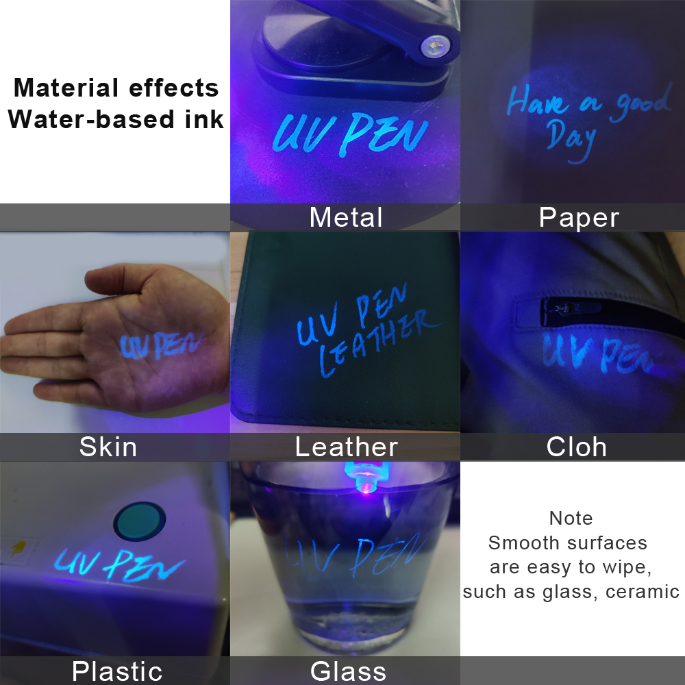1 sztuk zakreślacz z znacznik z niewidzialnym atramentem gruba okrągła końcówka UV długopis szkoła papiernicze bezbarwne długopisy biurowe Markeerstiften