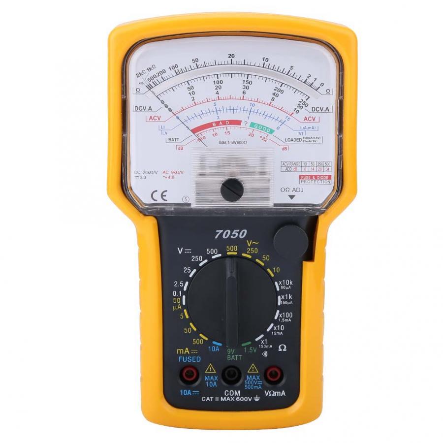 KT7050 Digital Multimeter Multifunction High Sensitivity High Accuracy Ohm Test Meter Analog Multimeter
