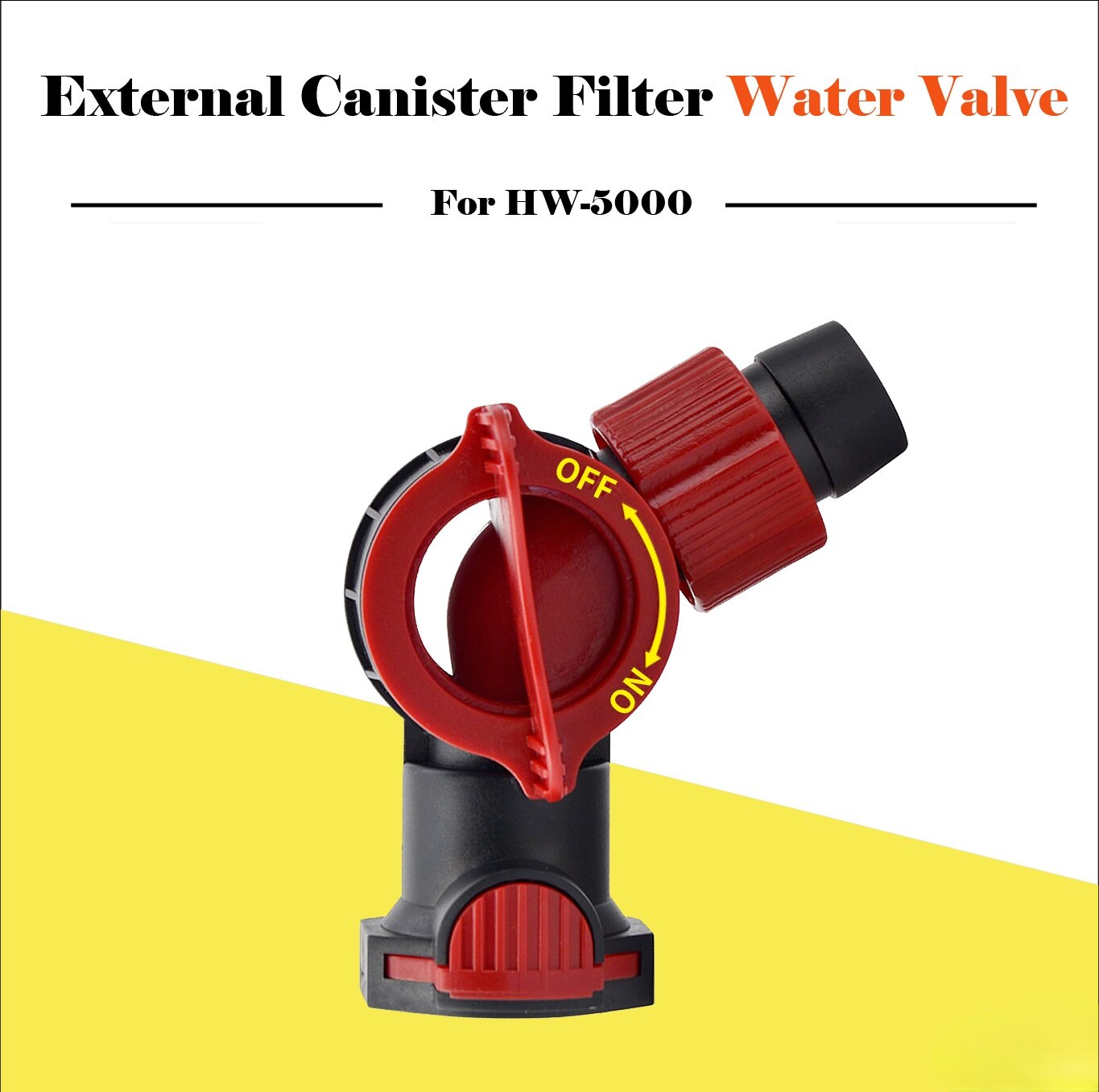 SUNSUN – filtre de boîte externe HW-5000, partie d&#39;origine d&#39;origine, Valve d&#39;entrée/sortie d&#39;eau, tuyau, accessoires d&#39;aquarium: 1xHW5000 vale