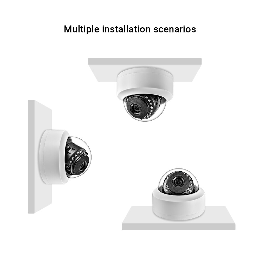 ONVIF 4MP IP Home Security CCTV Camera Indoor 180 360 Graden Fisheye Bewegingsdetectie Video Surveillance Camera 20M Night vision