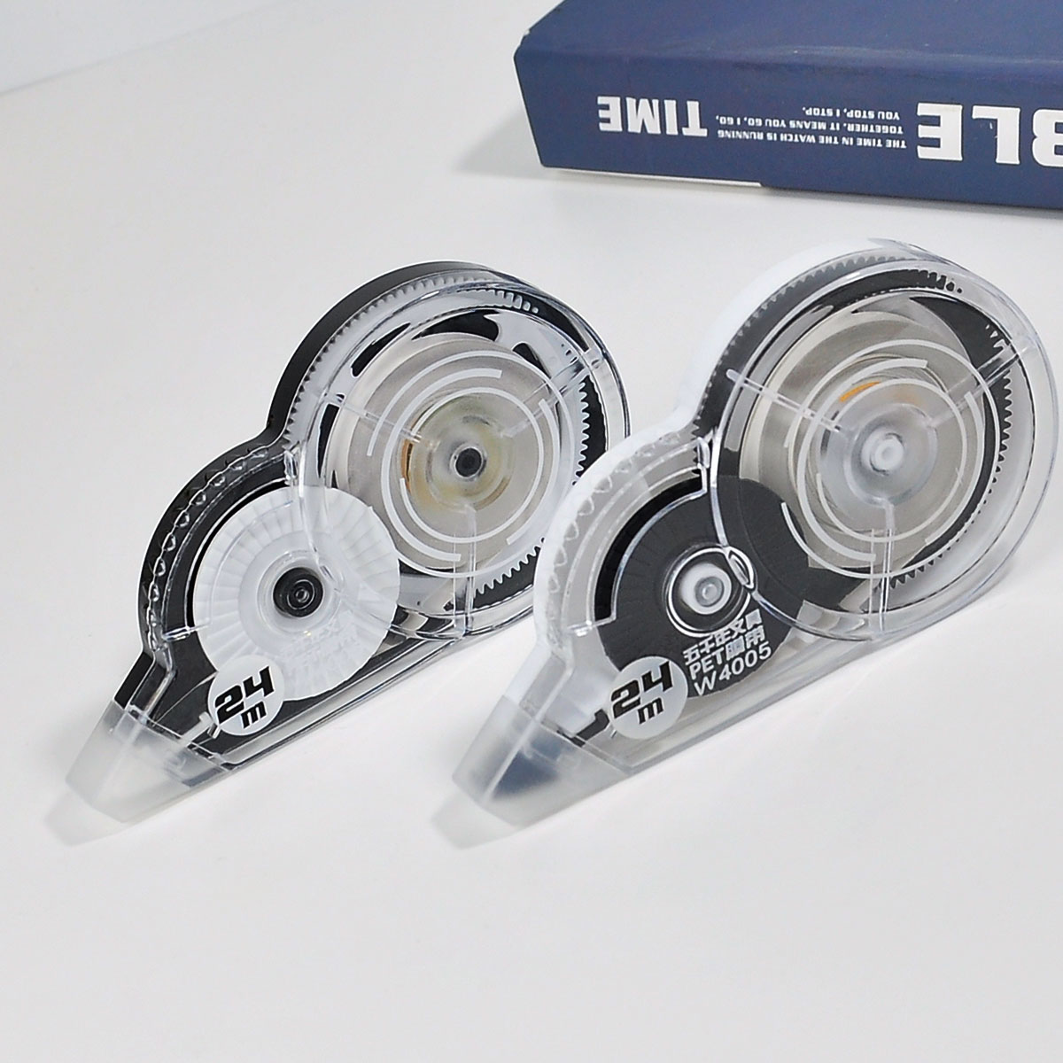 Korektor w taśmie A Długość 24 m Biały klej studio gabinet Większe narzędzia Wyprzedaż