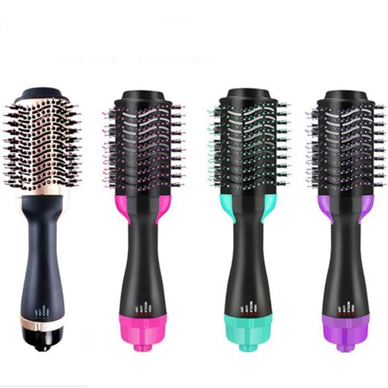 2 In 1 Elektrische Pro Föhn Borstel Krultang Haar Krultang Ionen Keramische Roterende Haardroger Kam Föhn styling Tool