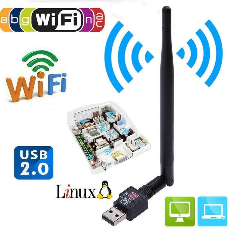 150Mbps 5dBi Mini Usb Draadloze Adapter Wifi Ontvanger Netwerk Laptop Card Pc Computer Voor Desktop Windows C0R3