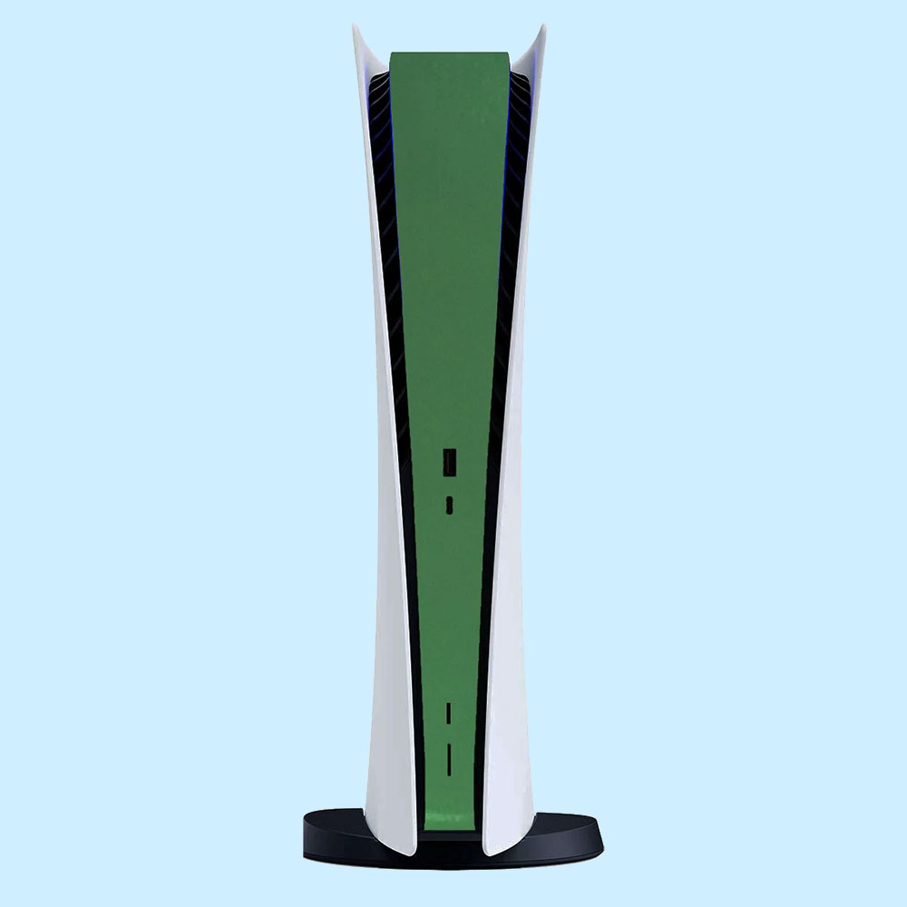 1 Stuk Voor Ps5 Middelste Zijbescherming Sticker Voor Playstation 5 Ps5 Spelcomputer Skin Stickers Sticker Cover Beschermende Film: Dark Blue