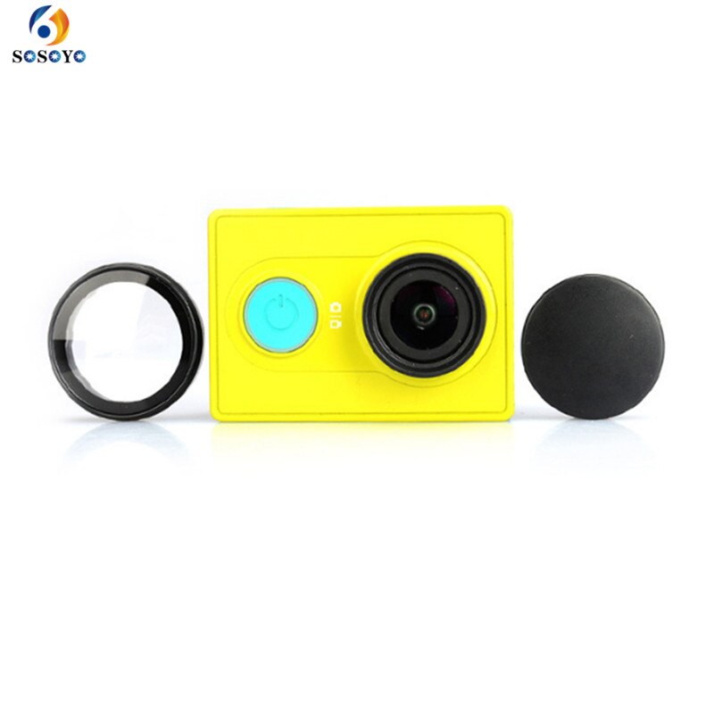 Uv Lens Filter Filtro Met Bescherming Lens Cap Cover Voor Xiaomi Yi 1 Xiaom Yi Sport Actie Camera Accessoires