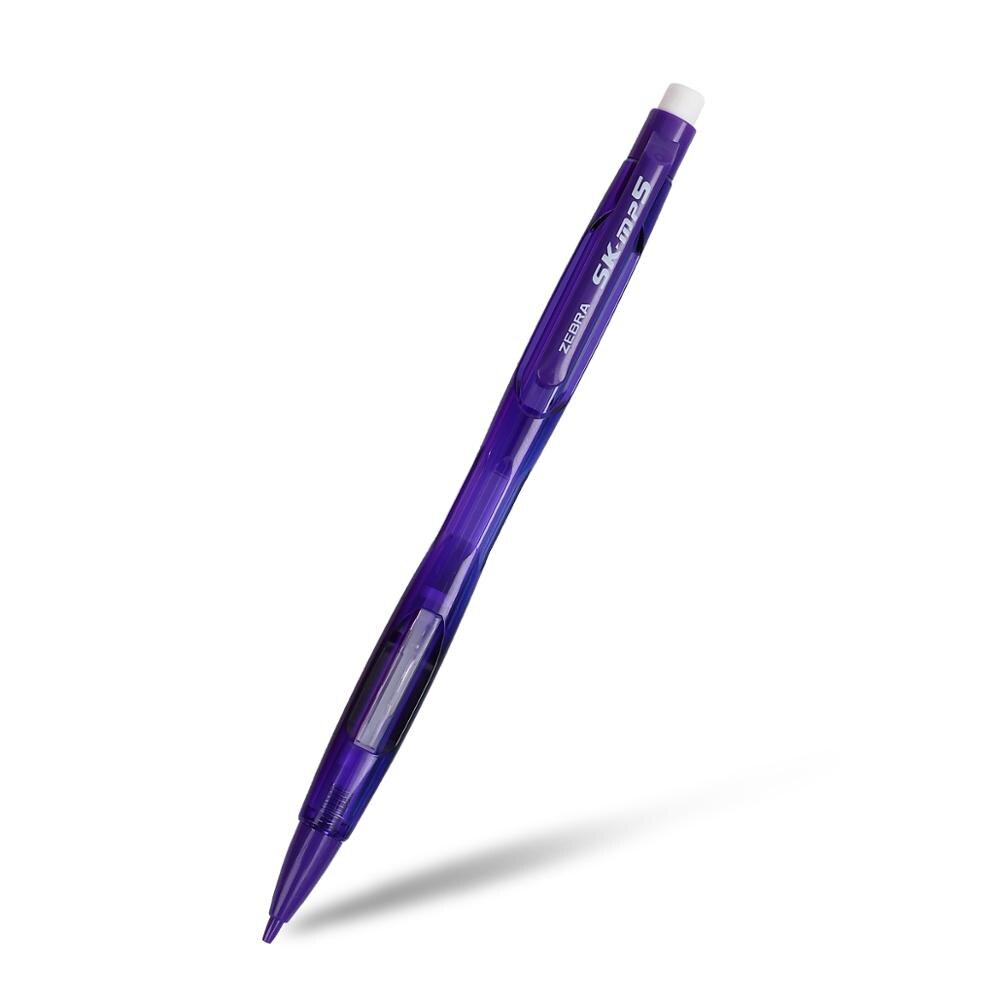 1pc zèbre C-MA-100 crayon mécanique 0.5mm incassable 5 couleurs crayons avec gomme pour étudiant écriture fournitures scolaires: CA-MA100-PU