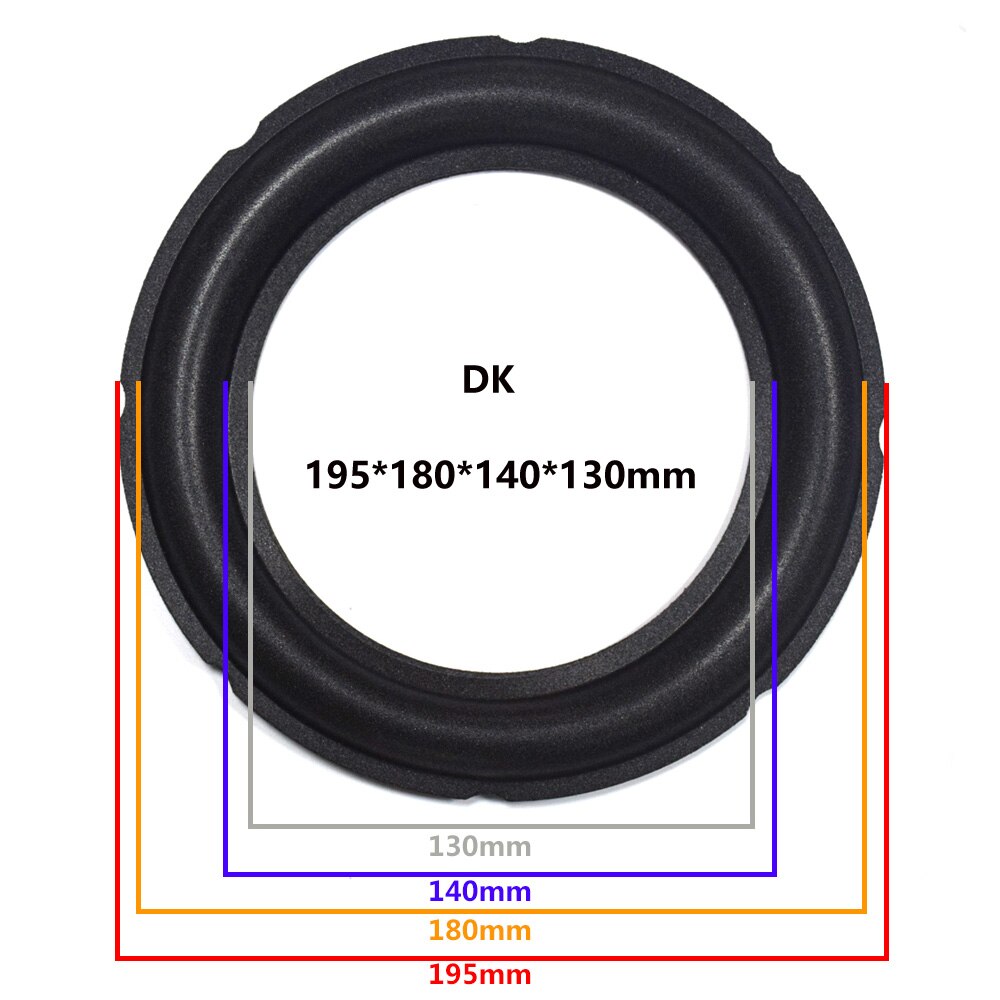 8 inch Speaker Foam Surround Edge Woofer Repairing Folding Edge Subwoofer Ring DIY Repair Accessories Speaker Suspension: 2 Pieces / DK