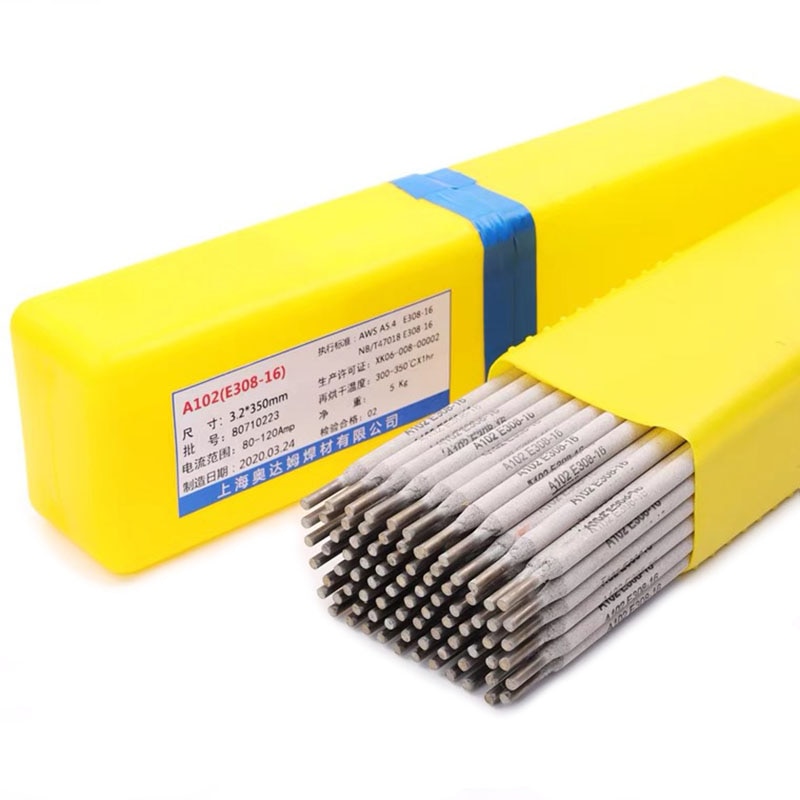 A102 E308-16 Stainless Steel Welding Electrode Rod 304 Electrodes Solder For Soldering 304 SS Weld Wires Factory