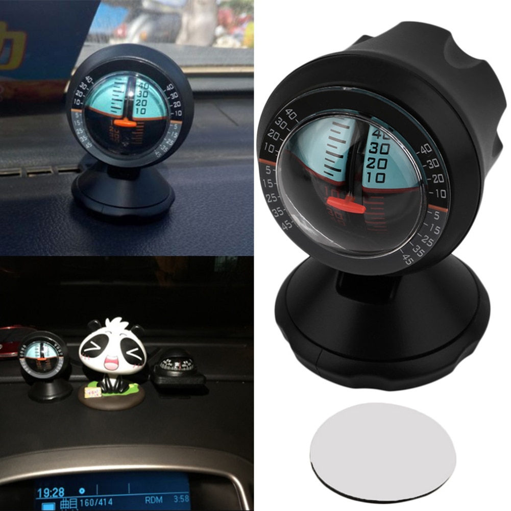 Car Compass Vehicle Inclinometer Slope Measure Inclination Tool Automobile Vehicle Inclinometer Slope Meter Gradient