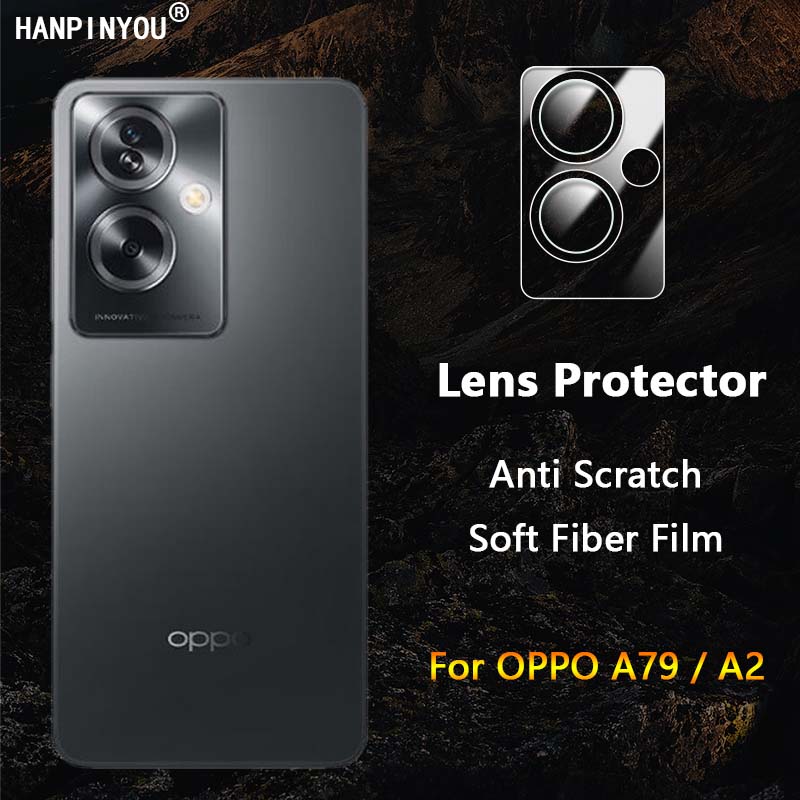 Protector de lente para OPPO A79 / A2 5G 6,72 "Ultra claro, delgado, suave, transparente, película para lente de cámara trasera, no vidrio templado