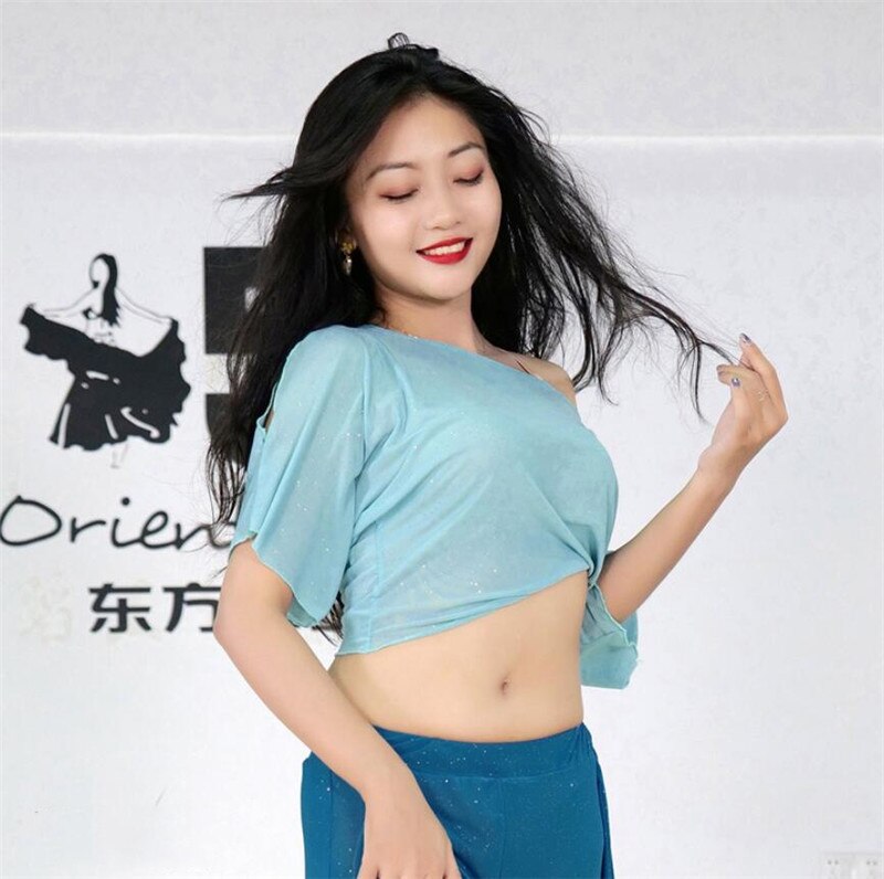 Volwassen Buikdans Kostuum Pak Vrouwelijke Sexy Korte Top Prestaties Kleding Set Beroep Praktijk Rok Broek Kleding Zomer