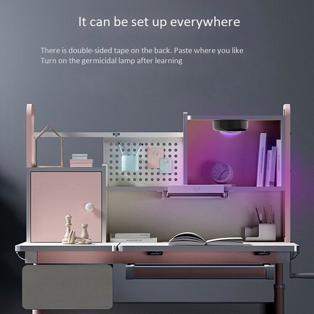 Portable Mini UV LED Sterilization Light UV Germicidal Lamp Household Ultraviolet Disinfection Lamp Ultraviolet Sterilizer