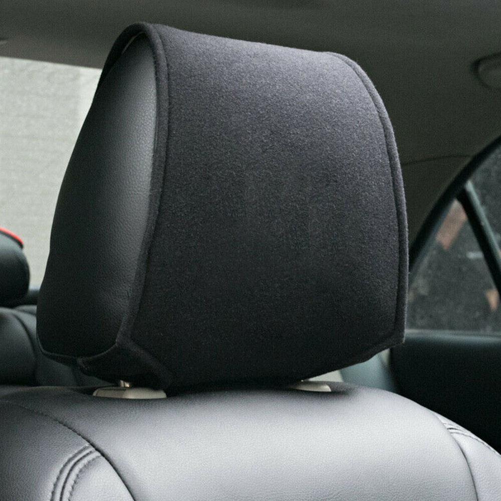 1Pcs Car Seat Terug Hoofdsteun Kussen Stofdicht Cover Katoen Ondersteuning Pad 62x14cm