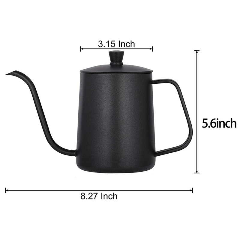 Coffee Kettle,Pour Over Coffee Kettle ,Black Pour Over Coffee Kettle,Pour Over Coffee Kettle Stainless Steel