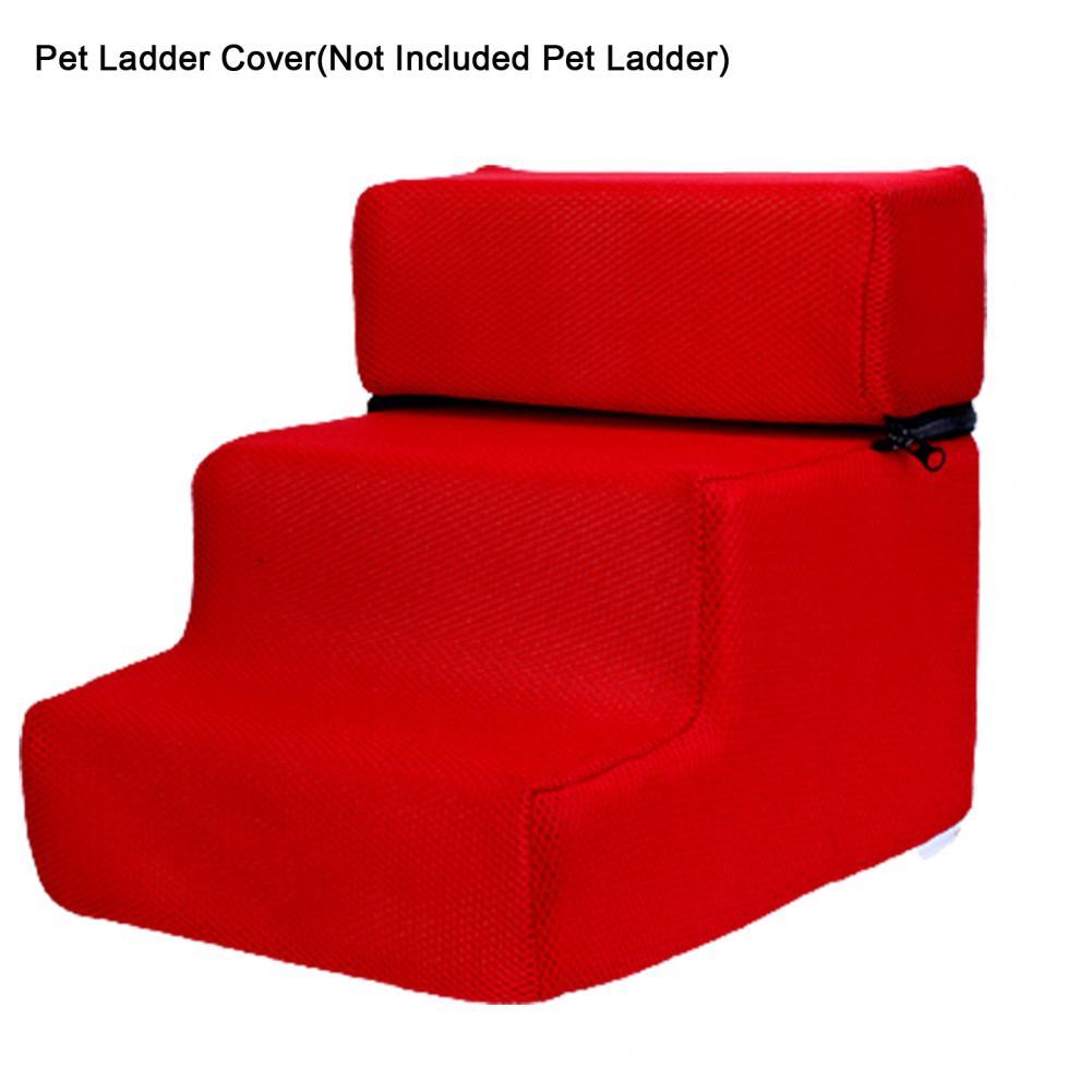 Practical Pet Ladder Cover Multifunctional Easy to Clean Replacement Breathable Pet Steps Stairs Case: Red 1