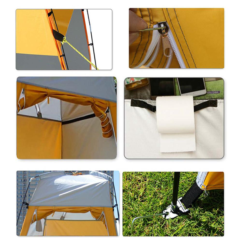 Portable intimité tente tente de douche pliant amovible Dressing salle de douche toilette pour l'extérieur plage Camping voyage