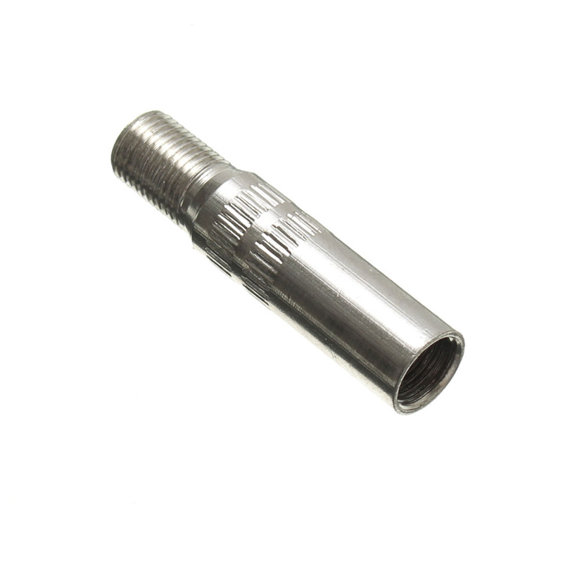 4x bil motorcykel lastbil buss däck hjul ventilförlängningar förlängare lock skaft silver ventillock