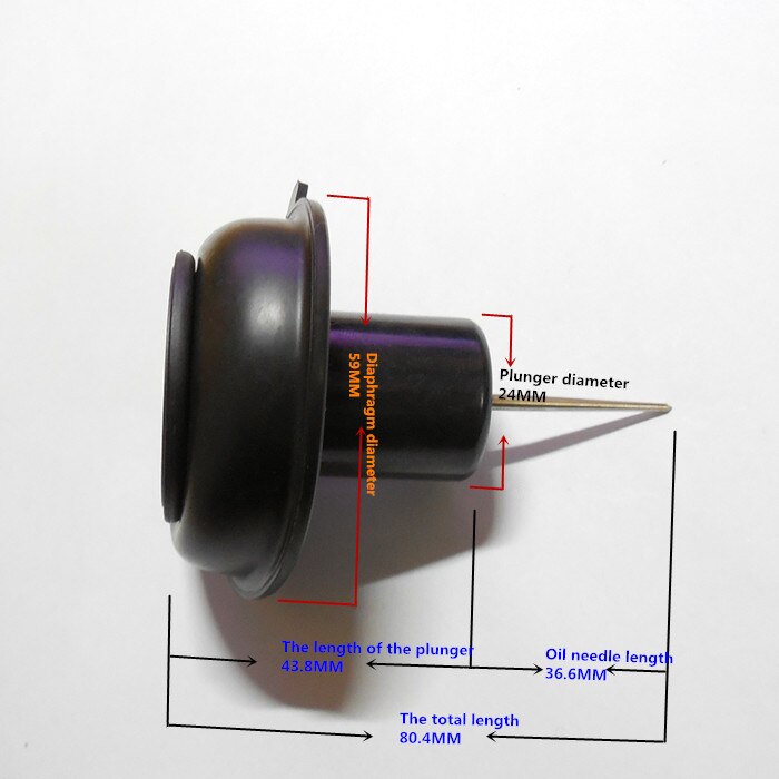 24 MM Keihin carburateur vacuüm membraan plunger motorfiets GY6-125/150CC PD24 26J dragen plastic productie