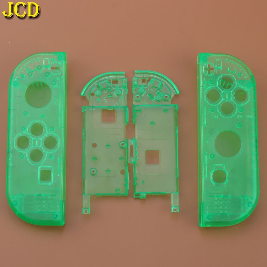 JCD-carcasa de repuesto para Joy-Con de Nintendo Switch, 1 unidad, 23 colores: T Clear Green