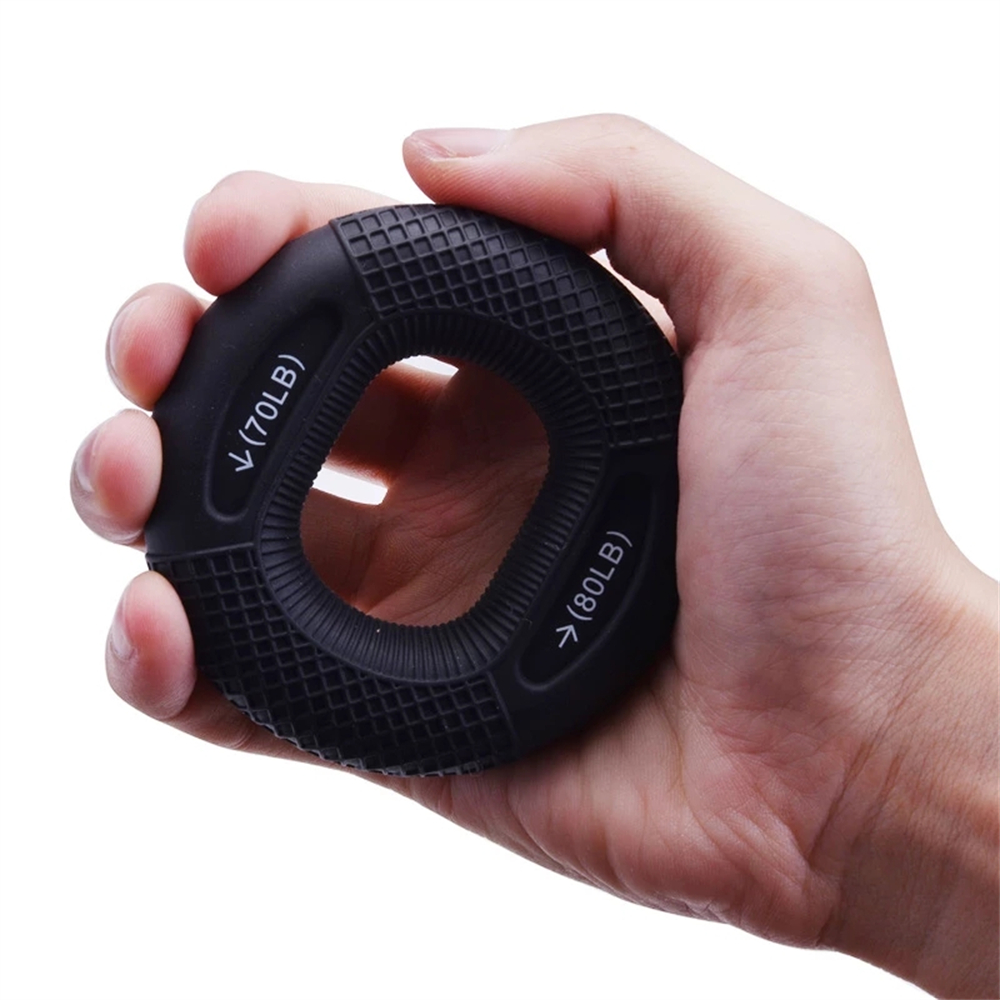 Siliconen Verstelbare Handgreep 20-80LB Aangrijpende Ring Vinger Onderarm Trainer Carpaal Expander Spiertraining Oefening Gym Fitness