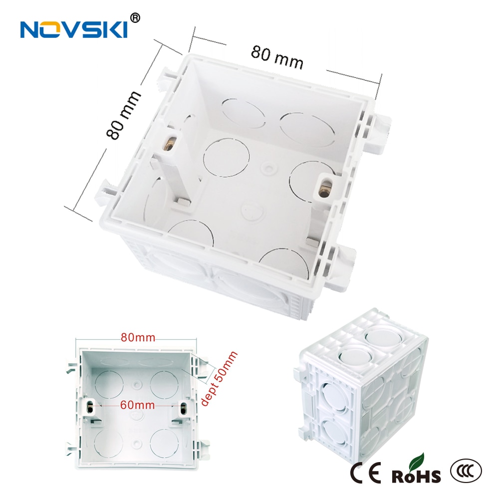 Novski Eu Franse Muur Kristal Glas Zwart Paneel Stopcontact 2 Frame 86*172 Mm, ingebouwde Led Voor Usb Charger