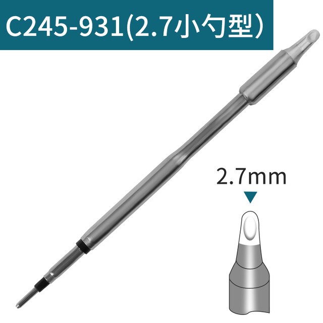 Universal jbc  c245 loddekolbespids  t245- a håndtag svejsedysegreb kompatibel med jbc  t245 og ud -1200 loddestation: C245-931