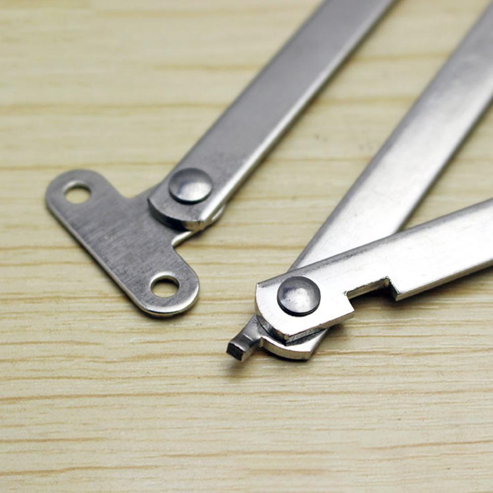 2pcs Fold Strut Folding Trolley Door Rod Furniture Cupboard Door Front Desk Foldable Lid Support Hinge Stay Hinges