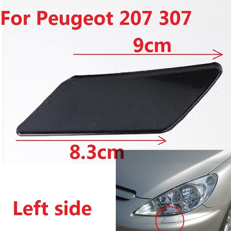 CAPQX Für Peugeot 207 307 Für Citroen C4 Vorderseite Scheinwerfer scheinwerfer Waschanlage Düse Abdeckung sprühen Jet Deckel Gehäbenutzen Haus Hülse