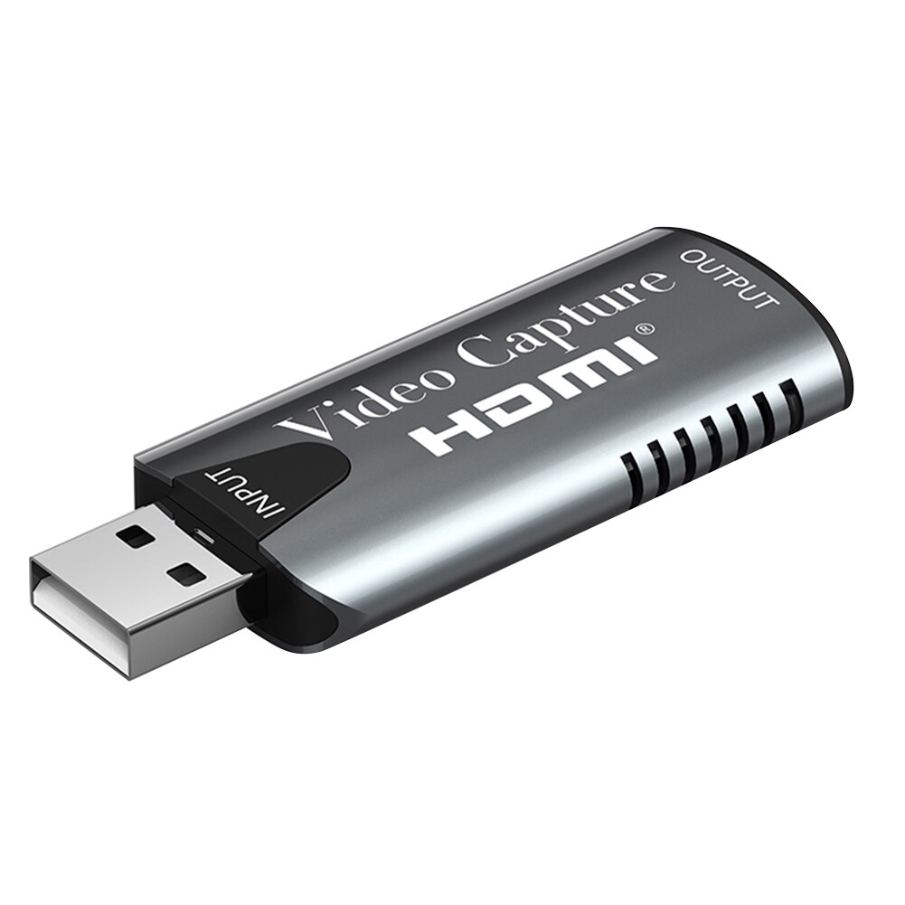1080P Video Capture Card USB 2.0 to HDMI Office Caring Live Grabber Records Box HDMI HD Computer Supplies for OBS: B