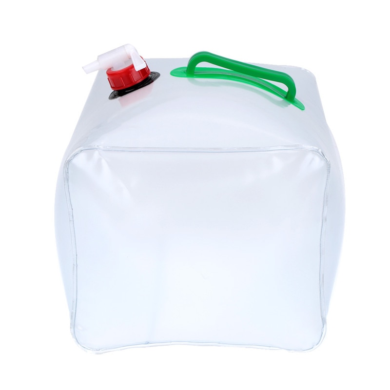 10L PVC draussen Falten Faltbare Trinkwasser Tasche Lagerung Auto Wasser Träger Container für draussen Camping Wandern Picknick Tasche