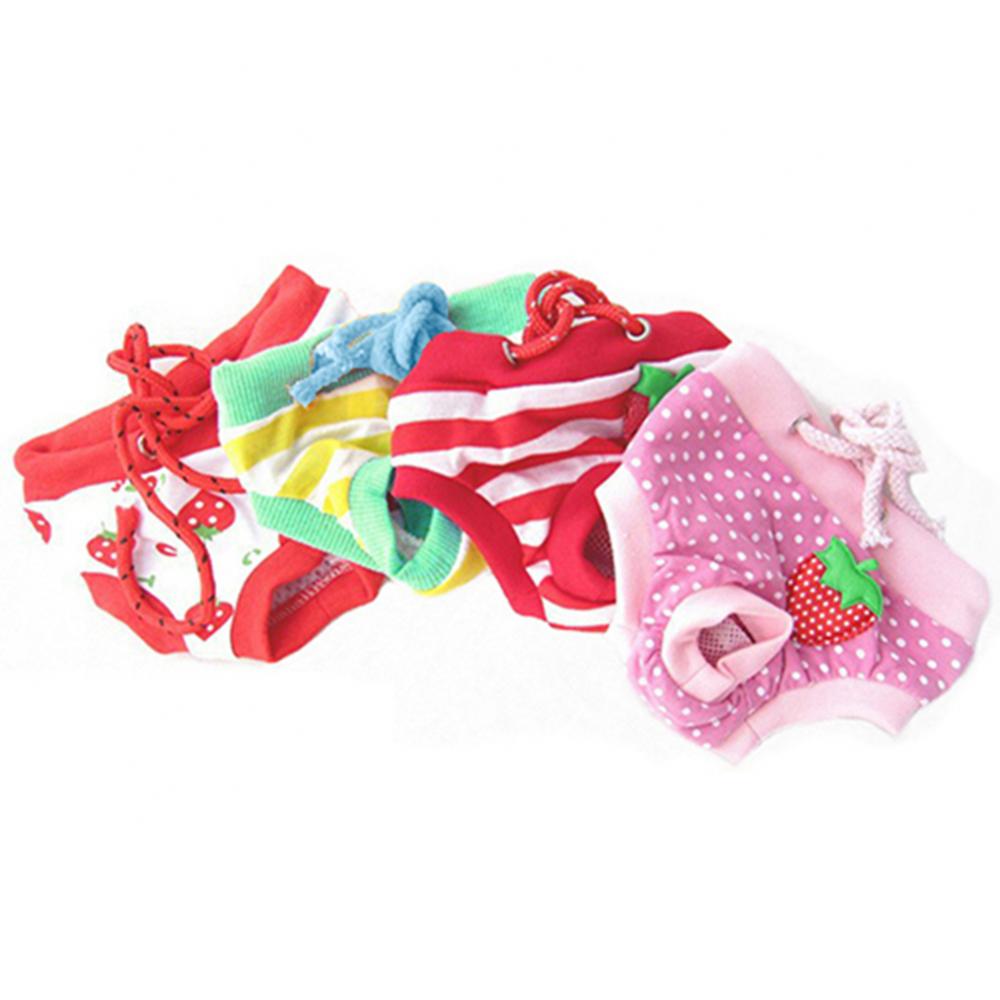 Hond Shorts Sanitair Fysiologische Broek Leuke Fruit Print Luier Hond Luier Broek Sanitair Korte Panty Nappy M/L/Xl