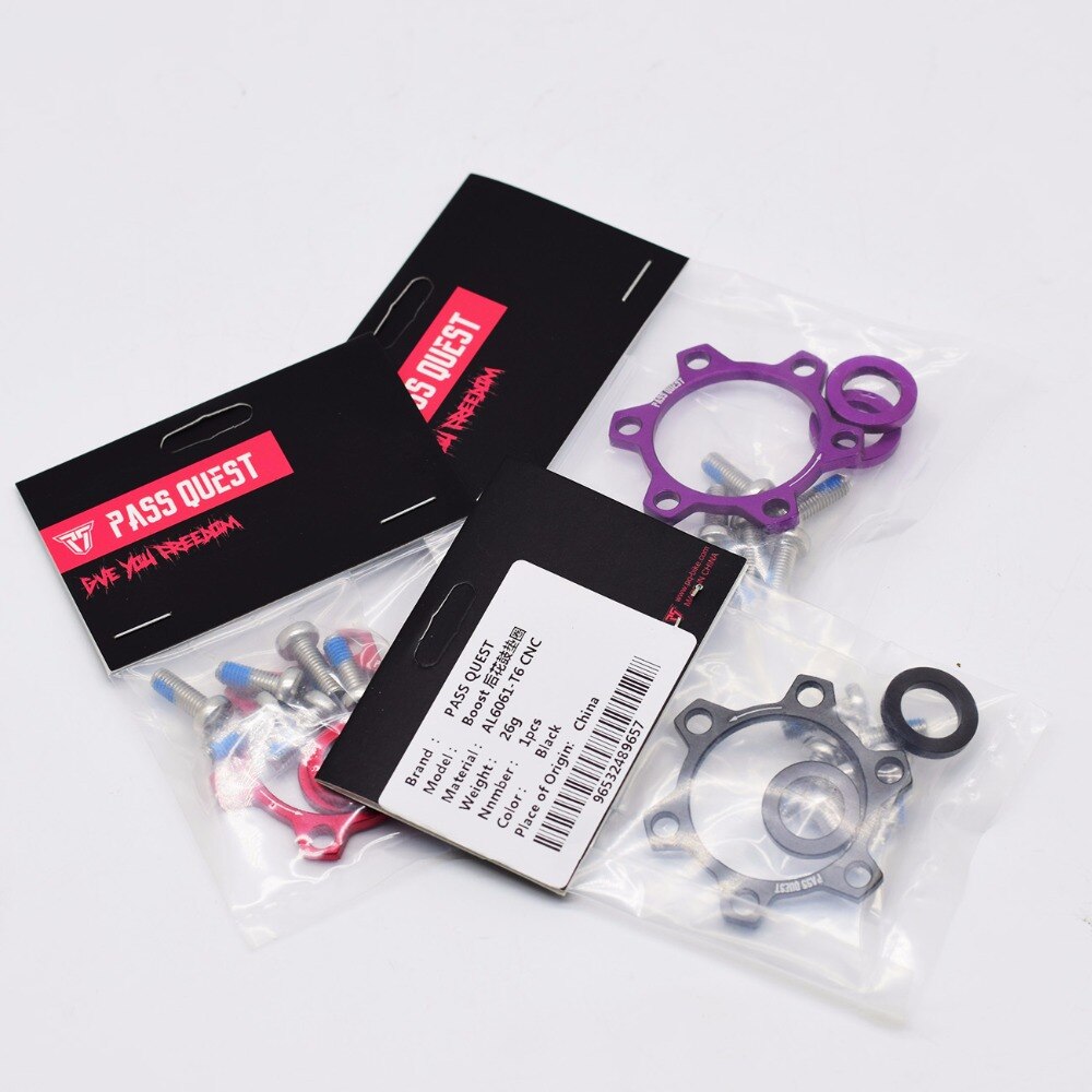xx-SB3 Boost Achter Adapter 142 Naar 148 Zwart