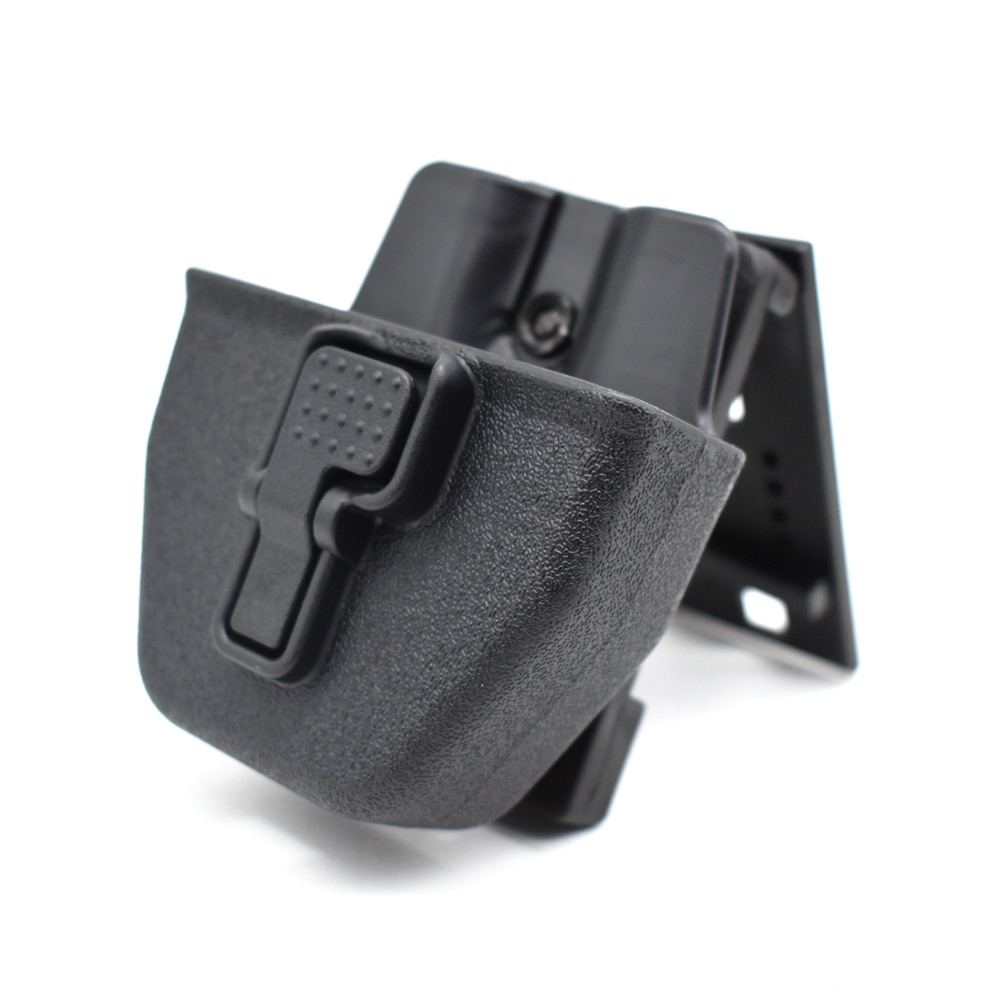 Funda táctica para esposas, soporte para esposas, cinturón, funda con grillete para cinturón de servicio, aplicación de la ley: Color púrpura