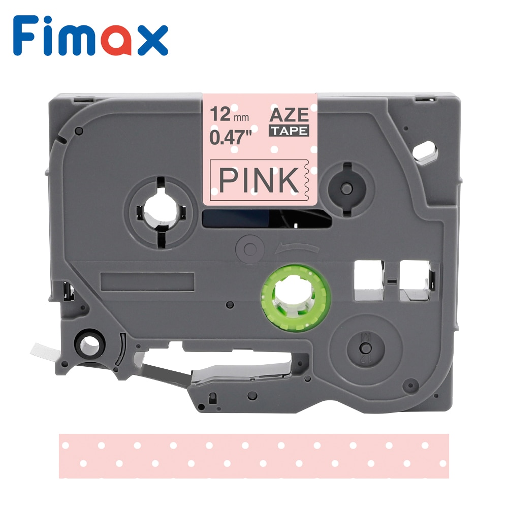 Fimax 4 Pcs Flower pattern Tape Tze231 label tape compatible for Brother p-touch printer Tze-231 12mm Tze335 Tze334 TZe-131