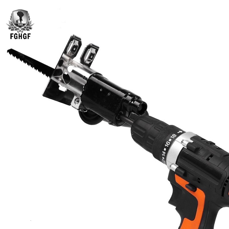 FGHGF adaptateur de fixation alternative changer en ensemble de perceuse électrique pour bois métal ménage outil électrique coupe du bois