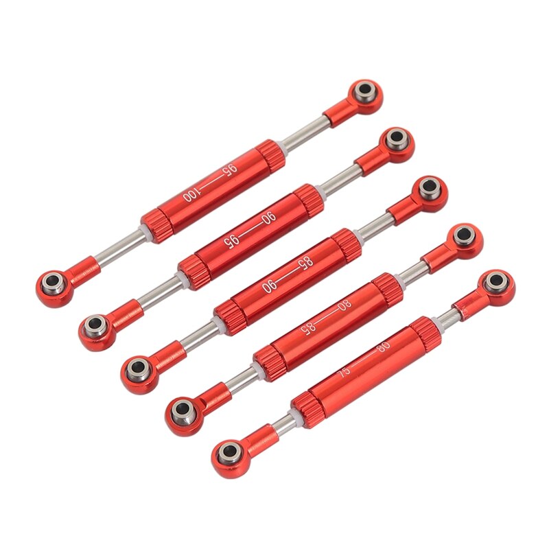 1/10 longitud ajustable (90-95)Servos barra de tracción-palanca de dirección para RC Crawler Control remoto Juguetes Coche SCX10 90046 TRX4