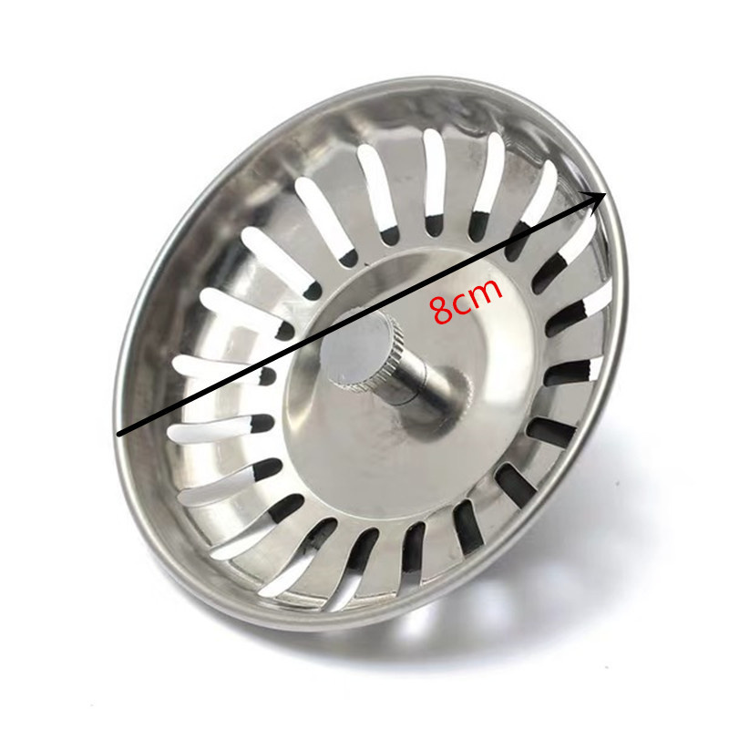 Rvs Gootsteenzeefje Bad Haar Catcher Stopper Zwembad Badkamer Afval Gootsteen Filter Plug Gootsteen Accessoires Tool