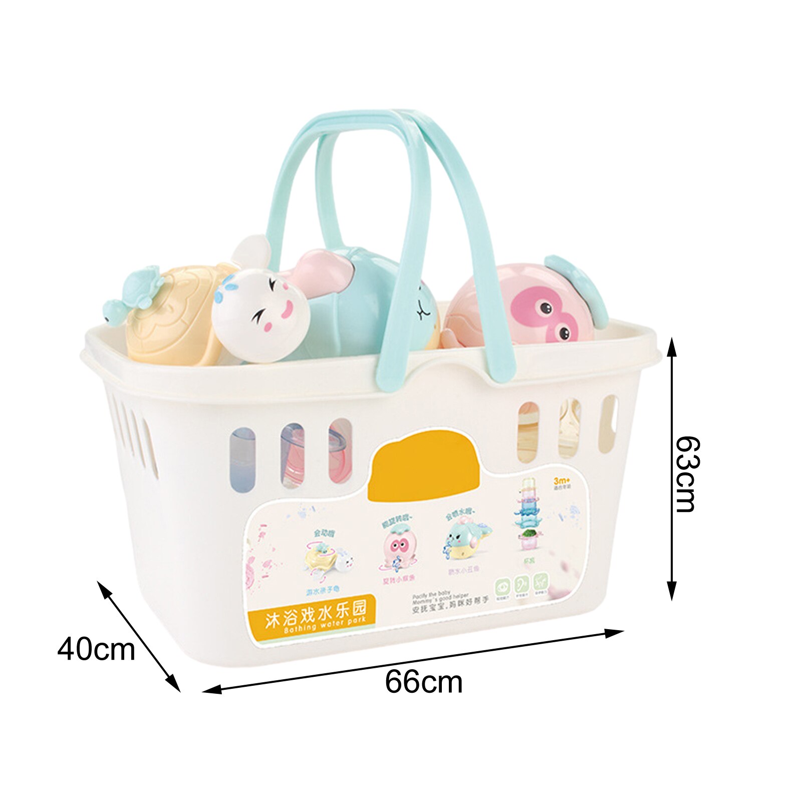 Buntes, robustes baby-badespielzeug, stapelbecher für jungen und mädchen, schwimmender badeanzug