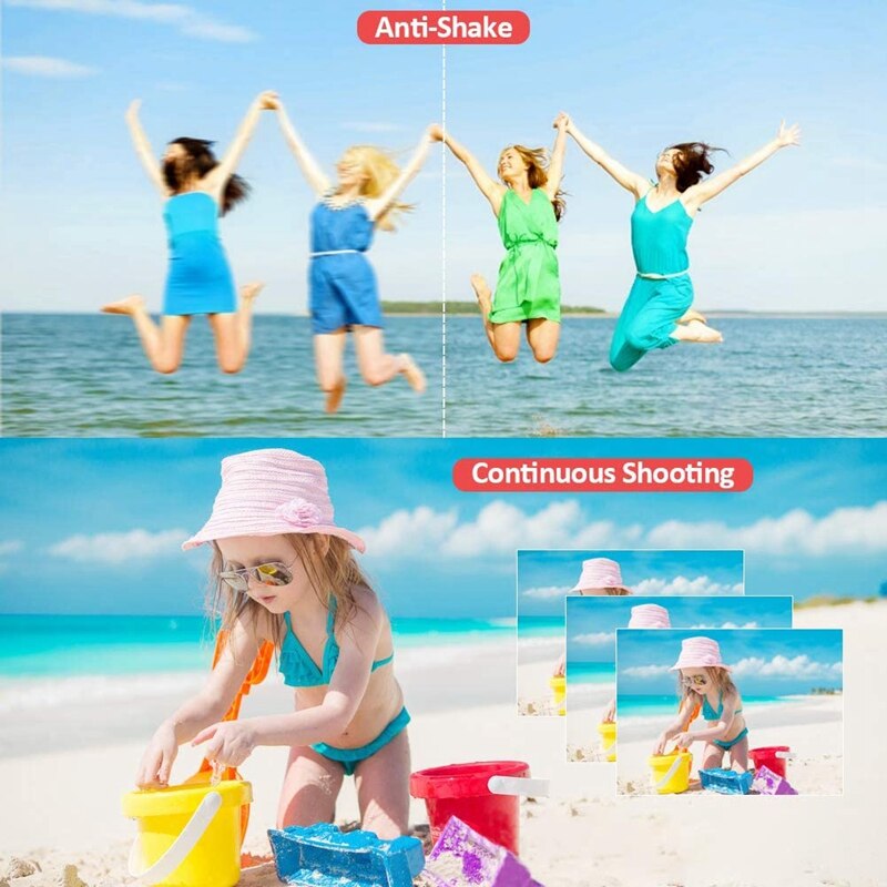 HD 1080P Digital Kamera 30 MP Mini 2,7 Zoll LCD Bildschirm Kamera mit 8X Digital Zoomen, kompakte Kameras für Erwachsene, Jugendliche